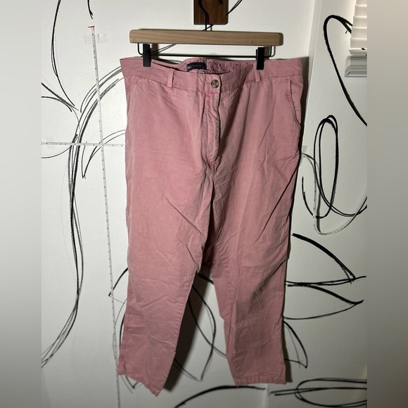 M & S Women’s Pink Chino Skinny Leg Pants Slanted Pockets Size 20 Mark & Spencer - Picture 1 of 8